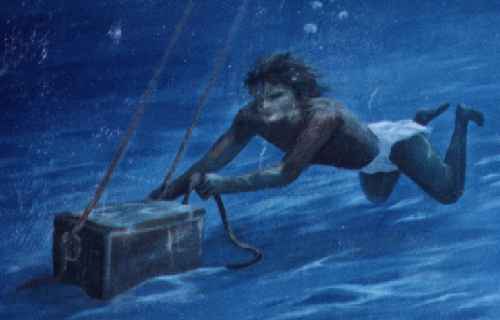 The Salvage Boat by Greg Kuklinski detail #4